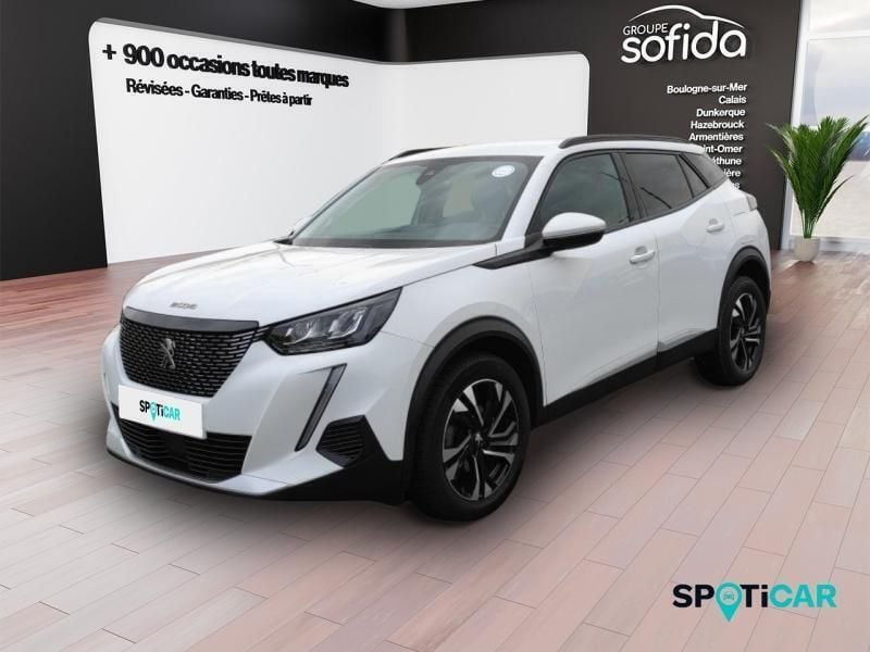 Blanc Utilisé 2021 Peugeot 2008 Allure SUV | 14 890 € (Prix juste) - Image 1/3