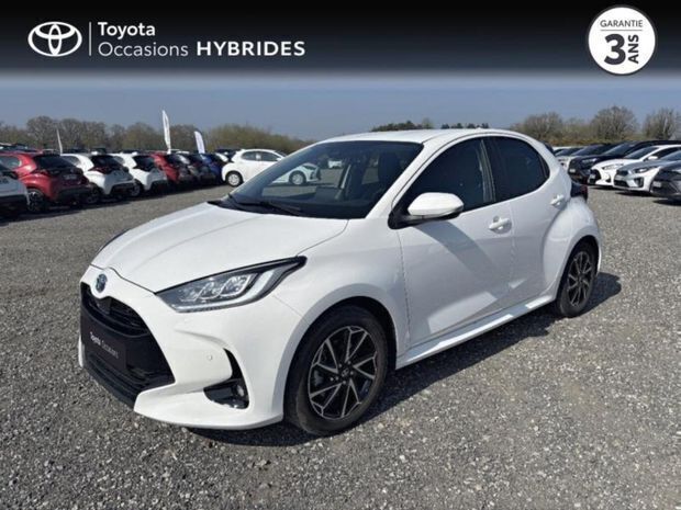 Blanc Utilisé 2022 Toyota Yaris Hybrid Design | 19 990 € (Super prix) - Image 1/4