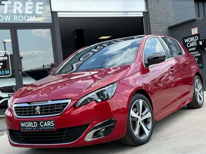 Rouge Utilisé 2016 Peugeot 308 GT-line Berline | 10 990 € (Prix cher) - Image 1/2