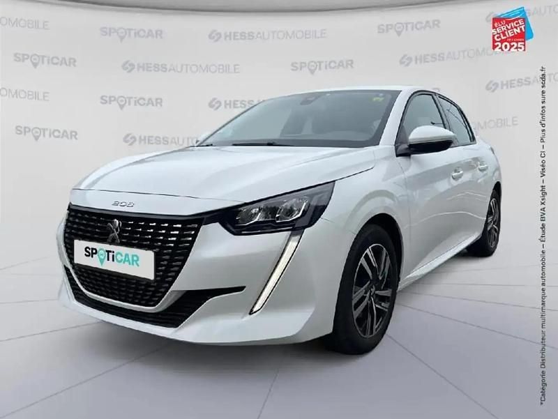 Blanc Occasion 2020 Peugeot 208 Allure Citadine | 12 499 € (Prix juste) - Image 1/4