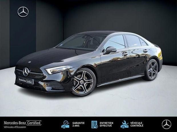 Noir Utilisé 2022 Mercedes A200 AMG line Berline | 32 450 € (Prix assez cher) - Image 1/4