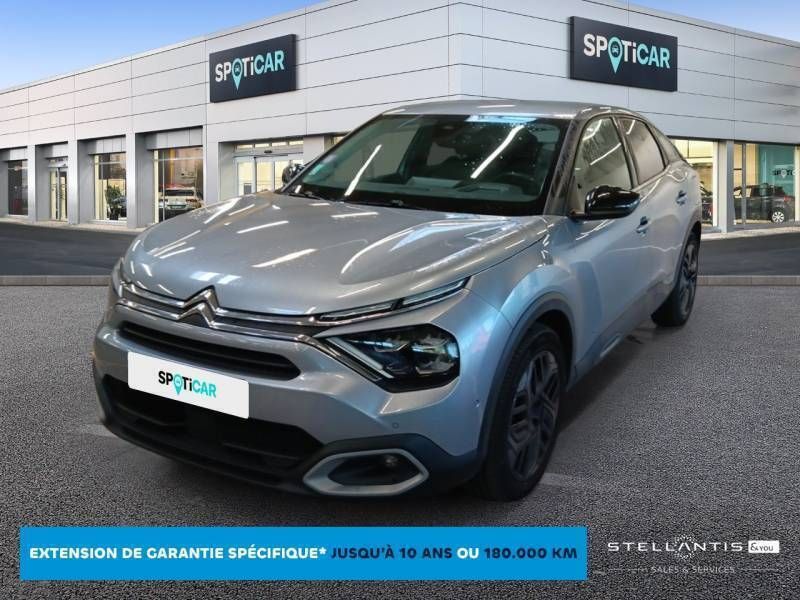 Gris Utilisé 2021 Citroën C4 PureTech Berline | 16 490 € (Prix juste) - Image 1/3