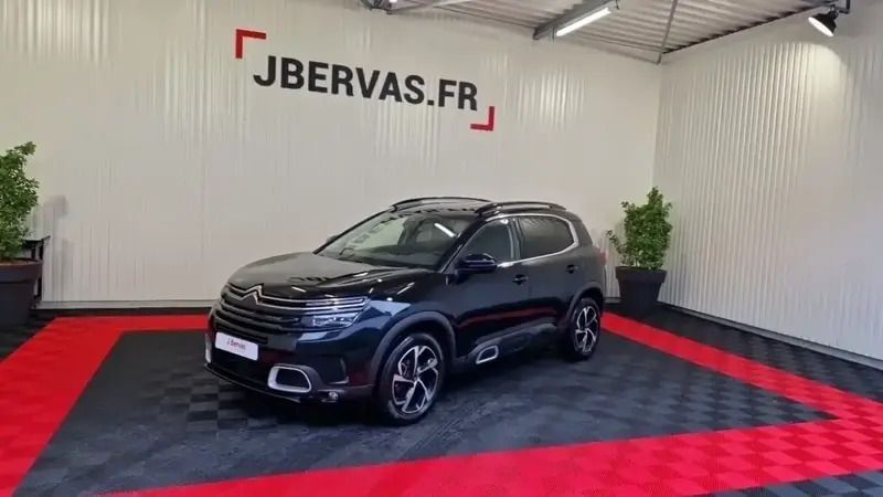 Noir Utilisé 2021 Citroën C5 Aircross Shine SUV | 15 790 € (Bon prix) - Image 1/4