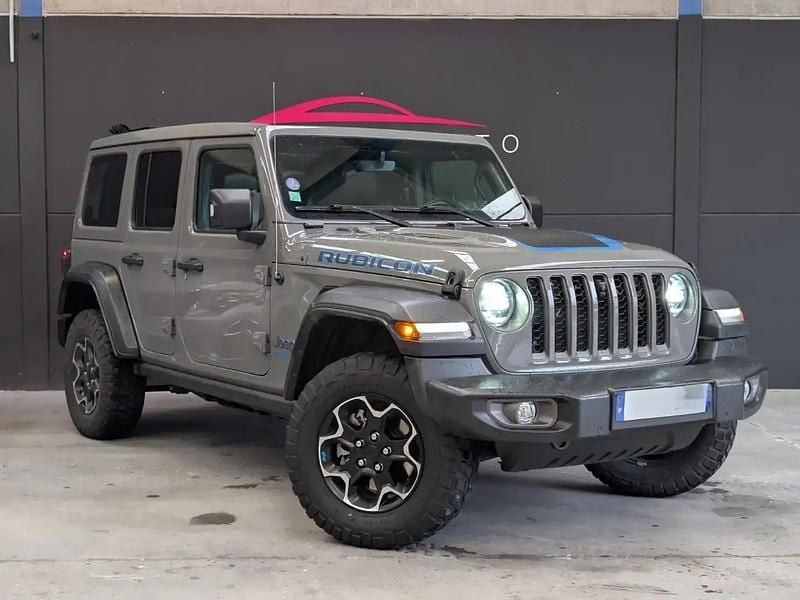 Gris Occasion 2021 Jeep Wrangler Unlimited Rubicon SUV | 47 990 € (Bon prix) - Image 1/4