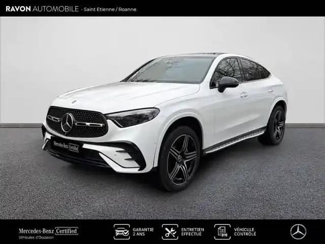 Occasion Mercedes GLC300 82 ch (60 kW) 2023 Opalith white  metallic paint Coupé