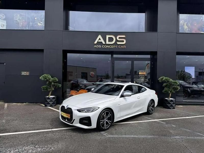 Blanc Utilisé 2021 BMW 420 Sport Line Coupé | 37 990 € (Bon prix) - Image 1/4