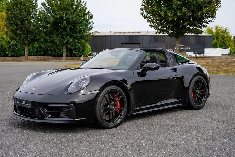 Noir Utilisé 2022 Porsche 911 Targa 4 Cabriolet | 209 900 € (Prix juste) - Image 1/4