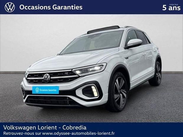 Blanc Utilisé 2022 VW T-Roc R-line SUV | 27 990 € (Prix juste) - Image 1/4