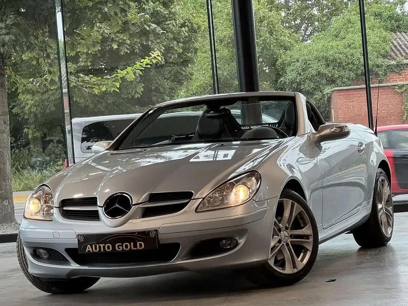Gris Utilisé 2007 Mercedes SLK200 Cabriolet | 9 950 € - Image 1/4