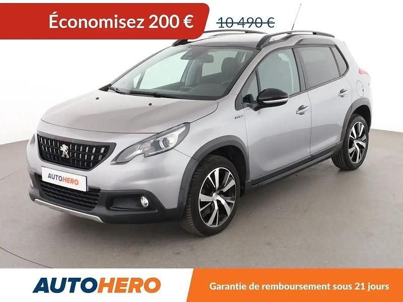 Gris Utilisé 2018 Peugeot 2008 GT-line SUV | 10 290 € (Super prix) - Image 1/2