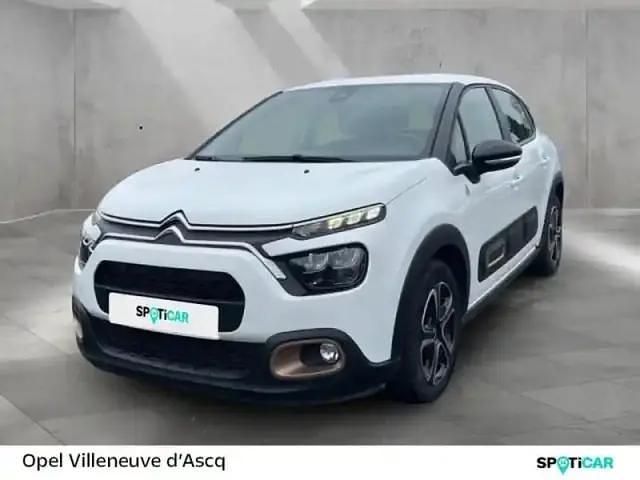 Blanc Utilisé 2023 Citroën C3 PureTech Citadine | 12 780 € (Prix juste) - Image 1/4