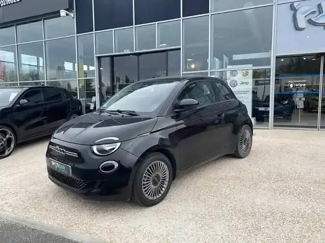 Noir Utilisé 2023 Fiat 500e Citadine | 12 890 € (Bon prix) - Image 1/4