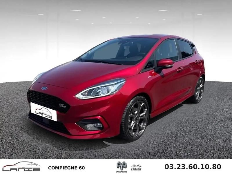 Rouge Utilisé 2019 Ford Fiesta ST-Line Citadine | 11 990 € (Prix juste) - Image 1/4