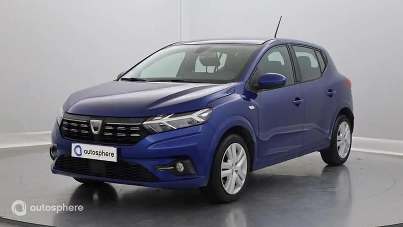 Bleu Utilisé 2021 Dacia Sandero Comfort Citadine | 12 199 € (Bon prix) - Image 1/4