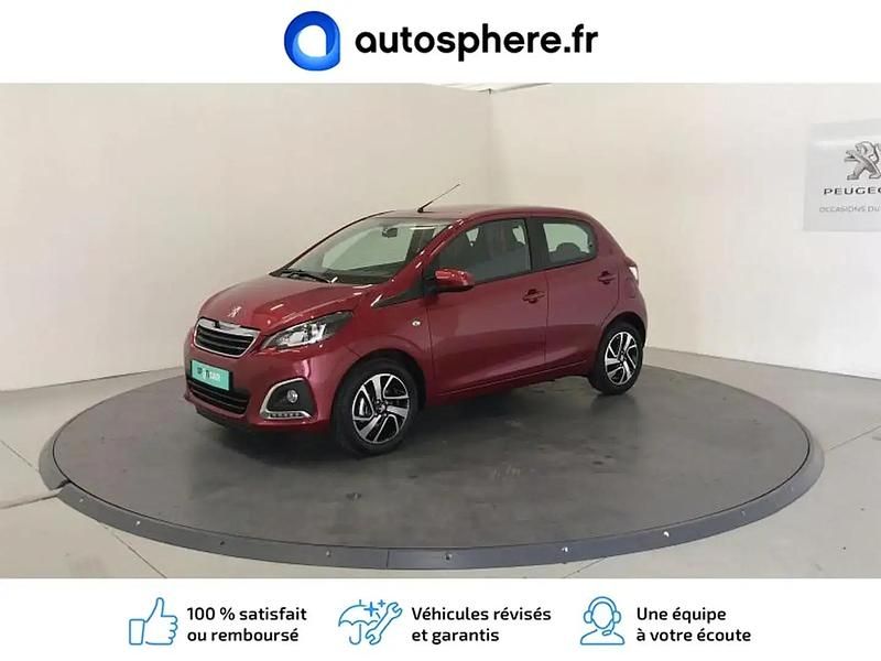 Rouge antelope Utilisé 2021 Peugeot 108 Allure Citadine | 13 680 € (Prix cher) - Image 1/4