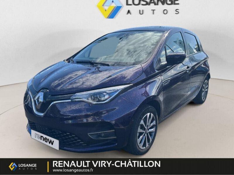 Violet Utilisé 2021 Renault Zoe Intens Citadine | 16 990 € (Prix cher) - Image 1/4