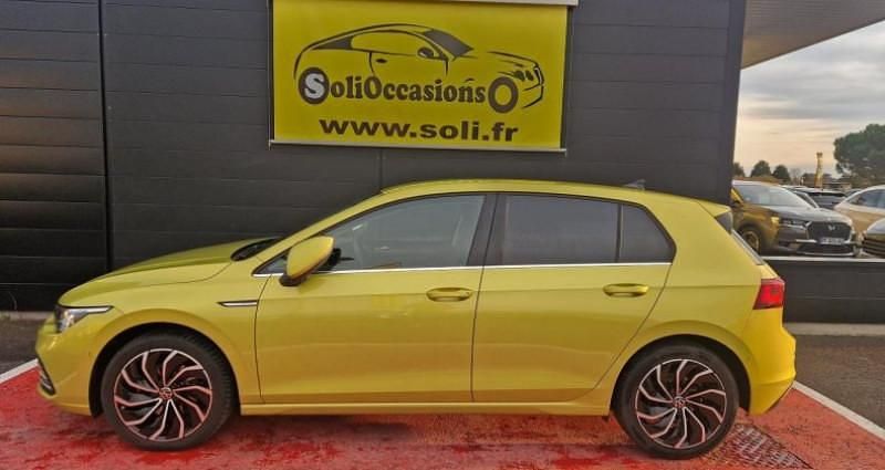 Occasion VW Golf VII Style 150 ch (110 kW) 2021 Jaune Citadine