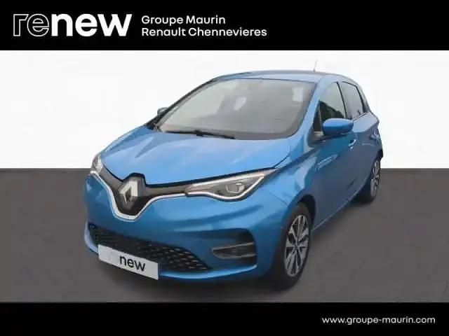 Bleu Occasion 2020 Renault Zoe Intens Citadine | 9 991 € (Bon prix) - Image 1/4