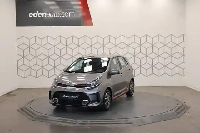 Gris Utilisé 2021 Kia Picanto GT-Line Citadine | 12 990 € (Bon prix) - Image 1/4