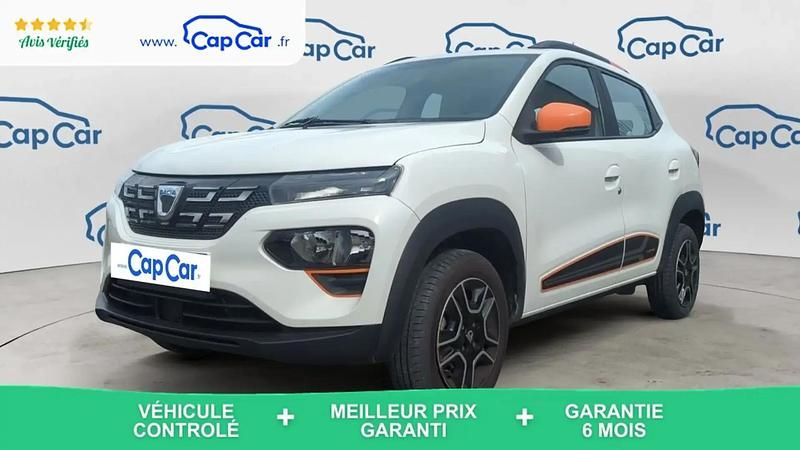 Blanc Occasion 2022 Dacia Spring Comfort Plus Citadine | 9 240 € (Prix juste) - Image 1/4