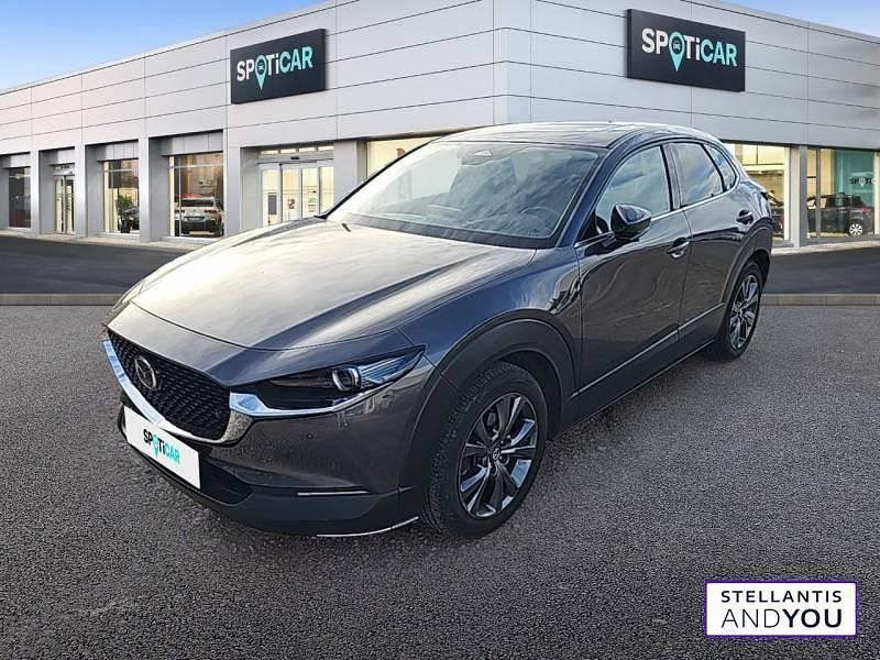 Gris Utilisé 2024 Mazda CX-30 Exclusive-Line SUV | 30 290 € (Prix cher) - Image 1/4