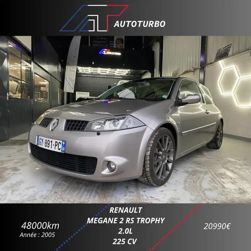 Gris Occasion 2005 Renault Mégane Coupé Trophy Coupé | 20 990 € - Image 1/4