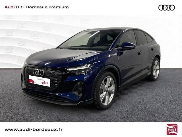 Bleu navarre métallisé Utilisé 2025 Audi Q4 Sportback e-tron S-Line SUV | 45 990 € (Super prix) - Image 1/4