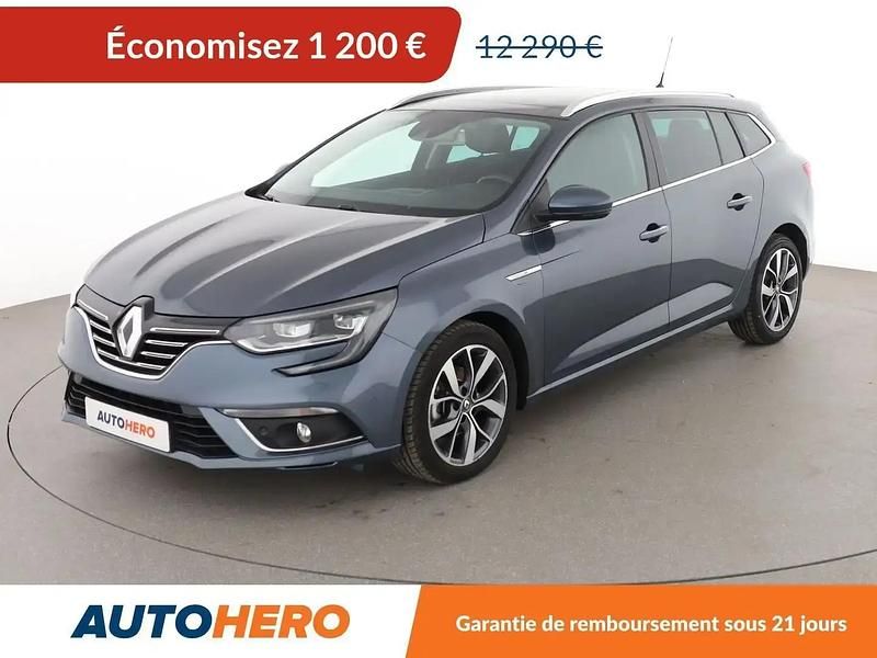 Gris Utilisé 2017 Renault Mégane GrandTour Intens Break | 11 090 € (Prix juste) - Image 1/2