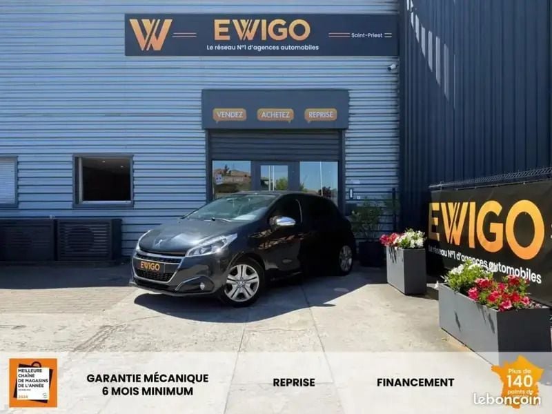 Gris Utilisé 2018 Peugeot 208 Citadine | 6 390 € (Bon prix) - Image 1/4
