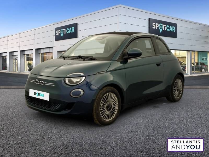 Vert Utilisé 2023 Fiat 500e Cabriolet | 15 690 € (Bon prix) - Image 1/3