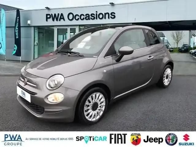 Electroclash grey métal Utilisé 2022 Fiat 500 Dolcevita Berline | 13 990 € (Prix assez cher) - Image 1/4