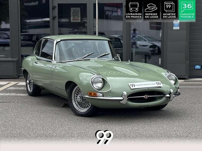 Occasion Jaguar E-Type 266 ch (195 kW) 1968 Vert Coupé