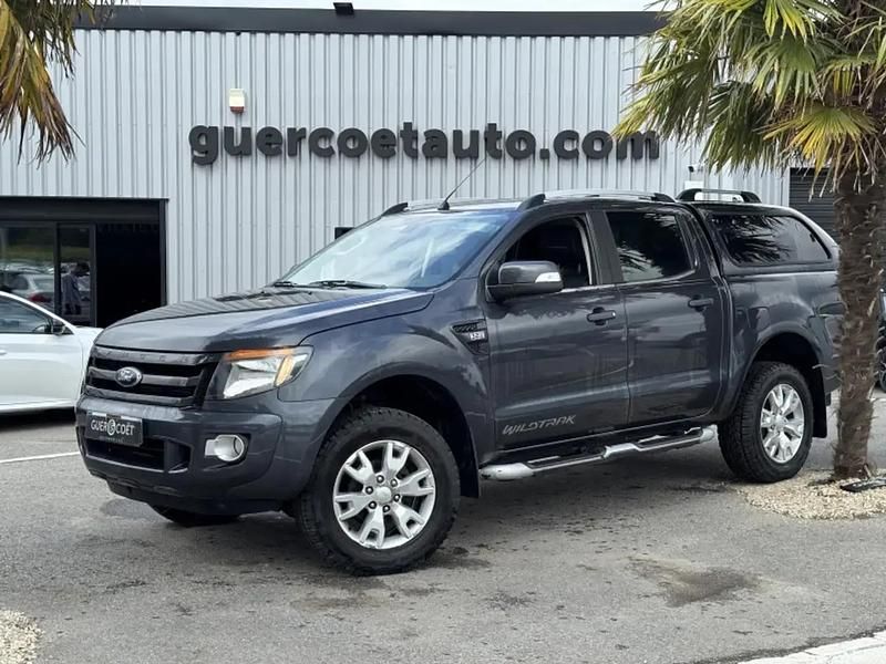 Gris Utilisé 2014 Ford Ranger Wildtrack Pick-up | 27 990 € (Bon prix) - Image 1/4
