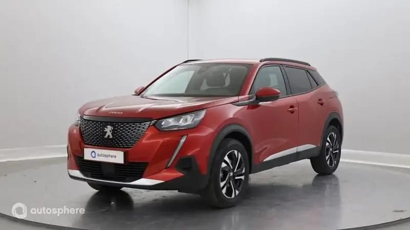 Rouge Utilisé 2021 Peugeot 2008 Allure SUV | 19 399 € (Prix juste) - Image 1/4