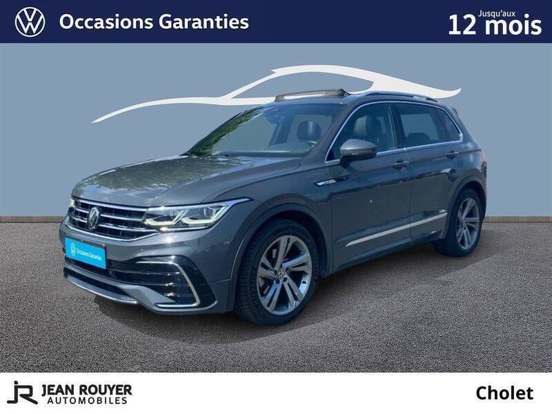 Gris Utilisé 2022 VW Tiguan Exclusive SUV | 36 990 € (Prix assez cher) - Image 1/3