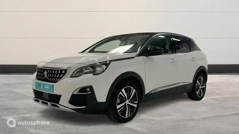 Blanc Utilisé 2017 Peugeot 3008 Allure SUV | 11 999 € (Prix juste) - Image 1/4
