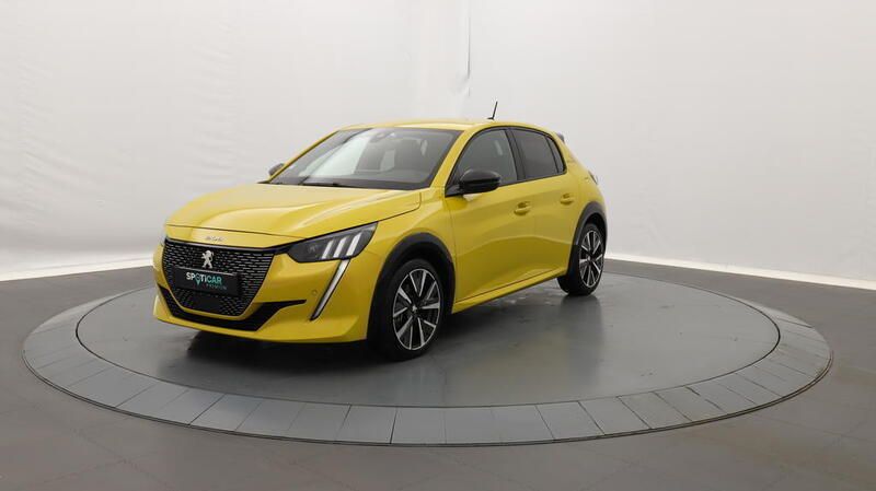 Jaune Utilisé 2020 Peugeot 208 GT Citadine | 15 190 € (Bon prix) - Image 1/3