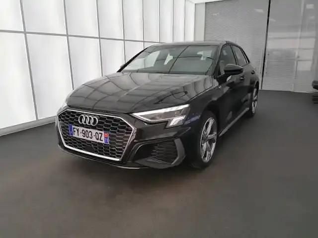 Noir mythic metallise Occasion 2021 Audi A3 S-Line Berline | 43 500 € - Image 1/4