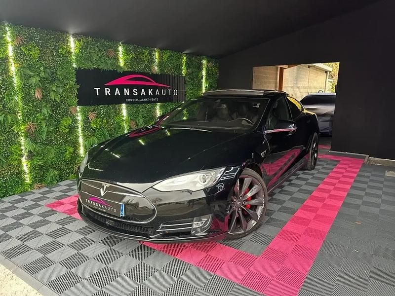 Noir Occasion 2015 Tesla Model S Citadine | 18 990 € - Image 1/4