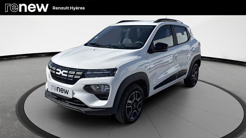 Blanc Utilisé 2023 Dacia Spring Essentiel Citadine | 9 990 € (Prix juste) - Image 1/4