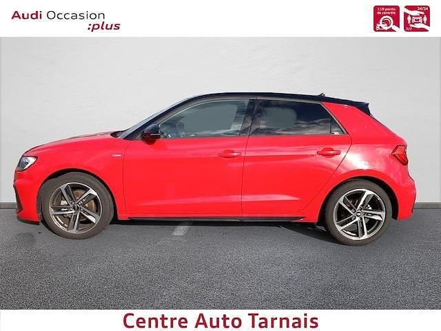 Occasion Audi A1 Sportback S-line plus 116 ch (85 kW) 2025 Rouge progressif métallisé noir mythe métallisé Citadine