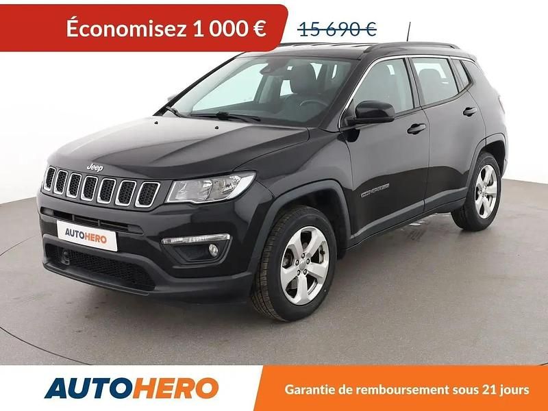 Noir Utilisé 2017 Jeep Compass Longitude SUV | 14 690 € (Prix cher) - Image 1/2