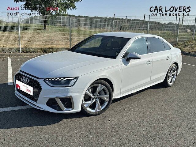 Blanc glacier métallisé Utilisé 2020 Audi A4 S-Line Berline | 31 800 € (Super prix) - Image 1/4