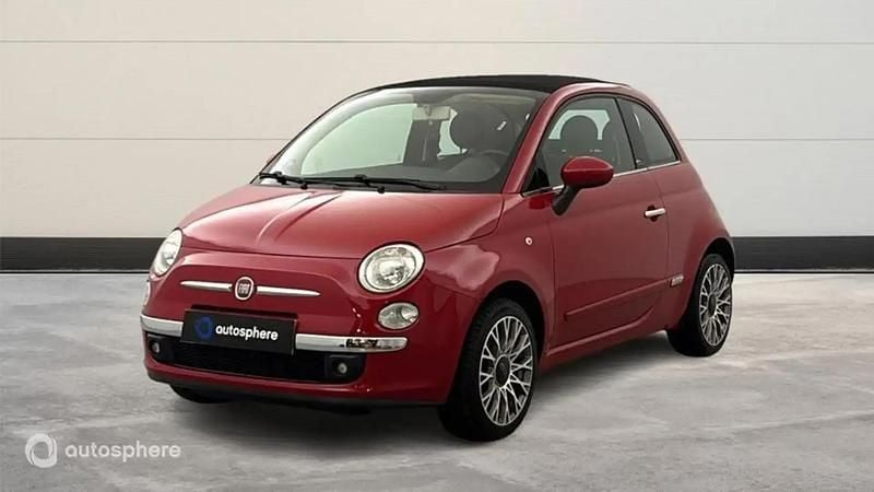 Rouge Utilisé 2016 Fiat 500C Lounge Cabriolet | 11 999 € (Prix juste) - Image 1/4