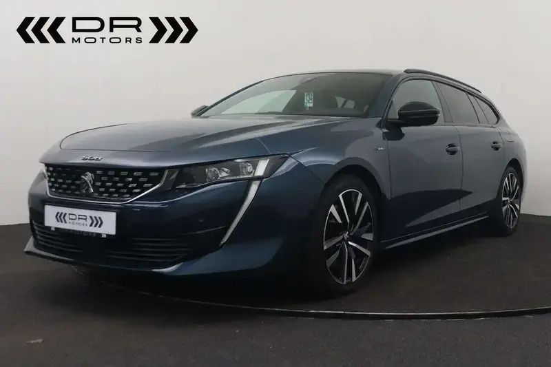 Bleu Utilisé 2021 Peugeot 508 GT-line Break | 23 995 € (Bon prix) - Image 1/4