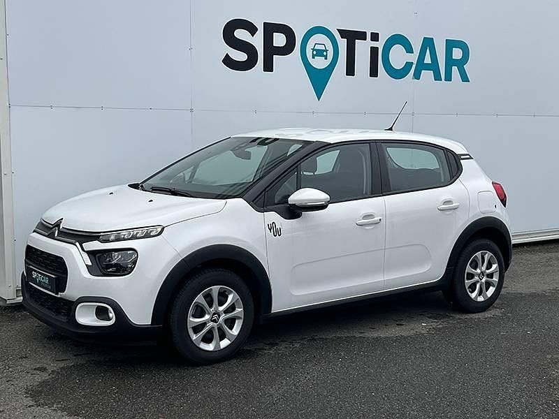 Blanc Utilisé 2024 Citroën C3 PureTech Citadine | 11 490 € (Prix juste) - Image 1/4