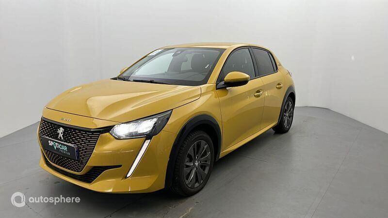 Jaune Utilisé 2021 Peugeot e-208 Allure Citadine | 15 499 € (Bon prix) - Image 1/4