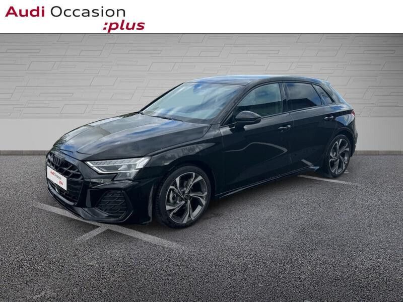 Noir Utilisé 2025 Audi A3 Sportback S-Line Berline | 44 490 € (Prix cher) - Image 1/4