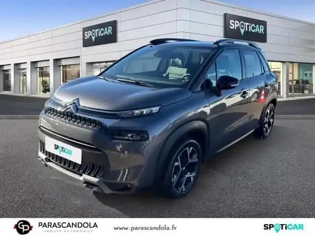 Gris platinium (m) perla nera Utilisé 2023 Citroën C3 Aircross PureTech SUV | 17 490 € (Prix juste) - Image 1/4