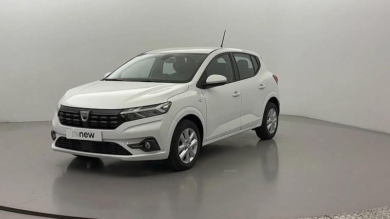 Blanc Utilisé 2022 Dacia Sandero Comfort Citadine | 12 850 € (Prix juste) - Image 1/4